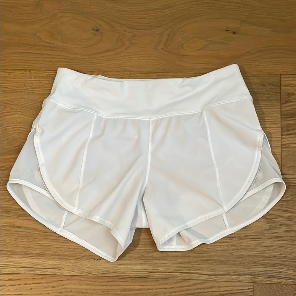 lululemon athletica White Athletic Shorts